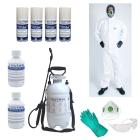 Kit professionnel traitement puces de parquet avec protection individuelle