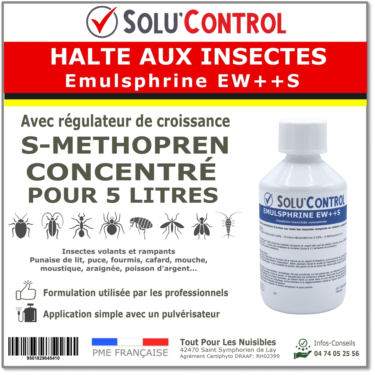 Halte aux Insectes - Concentré Insecticide Professionnel l